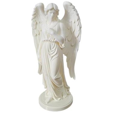 Imagem de Estátua Anjo Decorativo 3D em PLA Sustentável Escultura Moderna Estilo Contemporâneo Para Decoração Religiosa