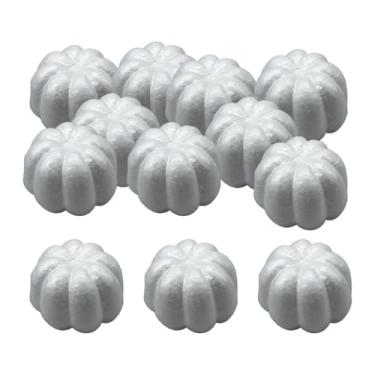 Imagem de Esquirla Abóboras de espuma, abóboras artificiais, enfeites, presentes, artesanato, decoração para Halloween, aniversário, projeto escolar de outono, 10cm