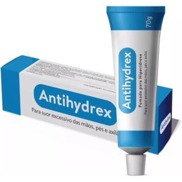 Imagem de Antihydrex Similar Antihydral Pomada Antitranspirante para Controle de Sudorese Excessiva, 70g, para Mãos, Pés e Axilas