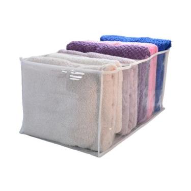 Imagem de 6 Colmeias Organizadoras de Calça Jeans (40x25x20) para Toalhas Guarda