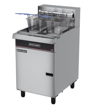 Imagem de Fritadeira Elétrica Fao-3c Dupla Metalcubas 45l Óleo - 6l água 3 Cestos 18000watts Tri 380V