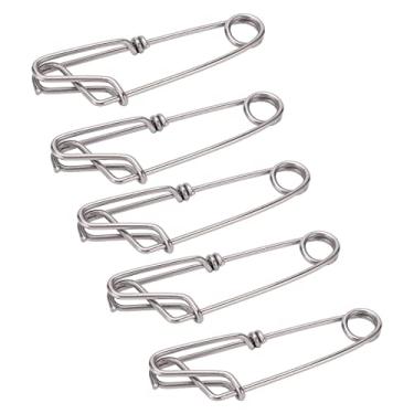 Imagem de Clipes de Atum Flutuante, Clipe de Snap de Aço Inoxidável Forte para Pesca Longa, Surf, Oceano Com Pino Rápido, Não Ferrugem, Aplicação Ampla (2,6 * 100mm)