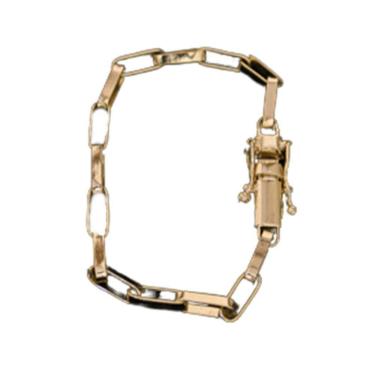 Imagem de Pulseira Tijolinho Pussera Moeda Antiga 4mm Nao Enferruja