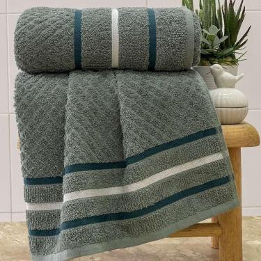 Imagem de Toalha Banhão Verona Fio Penteado 75x150 Verde