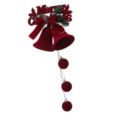 Imagem de POCREATION Enfeite de Árvore de Natal, Pingente de Bola Com Revestimento Em Design Vermelho Vibrante, Decoração de Natal Reutilizável para Árvore, Guirlanda, Parede, Lareira, Porta (Placa de Carta)
