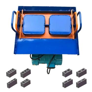 Imagem de HYUIO Máquina formadora de blocos de cimento móvel, adequada para fabricação agrícola, blocos de cimento e concreto