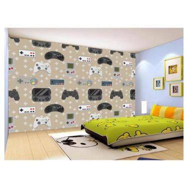 Imagem de Papel De Parede 3D Infantil Controle Game Jogo 3,5M Azs267 - Você Deco