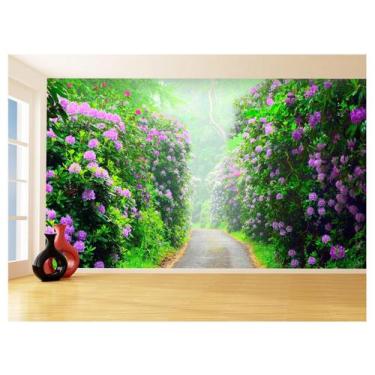 Imagem de Papel De Parede 3D Estrada Caminho Paisagem 3,5M Nes126 - Você Decora