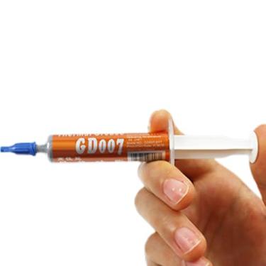 Imagem de Composto térmico, composto de dissipação de calor, tubo de seringa de silicone de graxa condutora para resfriamento, componentes eletrônicos, computador, casa, mulheres, homens, CPU