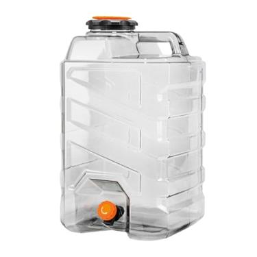 Imagem de menolana Balde dispensador de água, recipiente para armazenamento de bebidas com alça, reutilizável, sem vazamento, barril para transporte de água, para, 28l