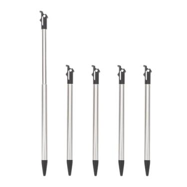 Imagem de LT Easiyl 5pcs Metal Retractable Replacement Stylus Regular Pen Touch Pen Compatible with Nintendo New 3DS XL