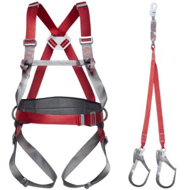 Imagem de Cinto Paraquedista 4 Pontos de Ancoragem Com Talabarte Y Em Fita CP1201-2101 Camper