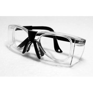 Imagem de Armação Óculos PROTEÇÃO COM CLIPE INTERNO P/ Lentes De Grau Delta CARB