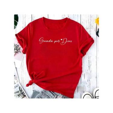 Imagem de Blusa T-shirt Plus Size Linda Eis-me Aqui Camiseta Feminina Blusinha T