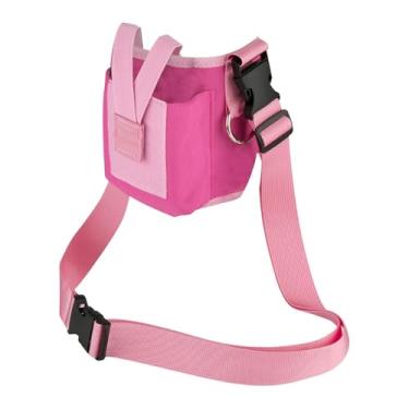 Imagem de kowaku Bolsa para Garrafa de Água, Porta-Copo Térmico com Bolso para Celular e Alça de Ombro para Passeios com a Família e Amigos, Rosa