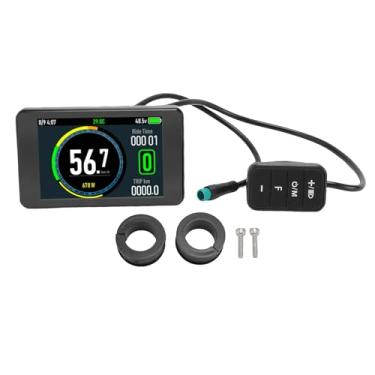 Imagem de XUXHOU Display de Ebikes, Medidor de Cor de Scooter Com Display Lcd de Bicicleta Elétrica Com Conector à Prova D'água de 5 Pinos para Guidão de 22,2 Mm