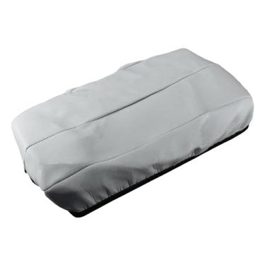 Imagem de Hihaha Capa de apoio de braço do console central para Cadillac XTS 2013-2019 / Acessórios internos do carro central/tecido de neoprene durável / 1 peça cinza