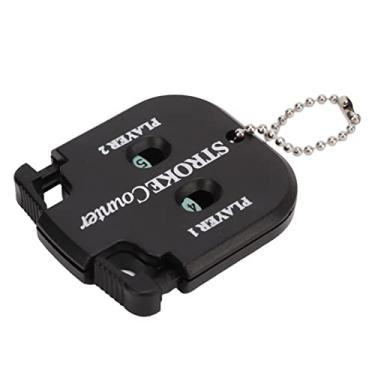 Imagem de Contador de passos, indicador de pontuação portátil para 2 jogadores com corda de pendurar, material ABS, tamanho compacto para esportes ao ar livre