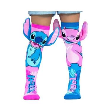 Imagem de Meias Coloridas Da Disney Stitch Para Crianças, 1 Par, 3-10 anos, Pó a