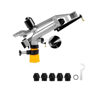 Imagem de NOVEVE Aspersor De Irrigação Canhão Php35,aspersor para irrigação jardim Alcance De 72m E Alta Eficiência 5 Bicos