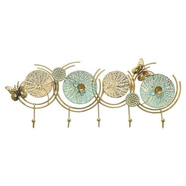 Imagem de Prateleiras suspensas Ganchos de casaco modernos, ganchos de ferro para pendurar na parede, cabides decorativos para porta, ganchos criativos(Pequeno)