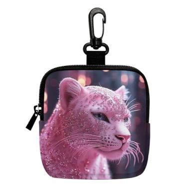 Imagem de Porta-chaves mini porta-moedas, bolsa multifuncional para chaves, moedas, fone de ouvido, batom 2, LCS multicolorido 28786, Tendência