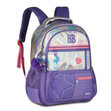 Imagem de Mochila de Costas Oficial REBECCA BONBON Holográfica RB27017-Unissex