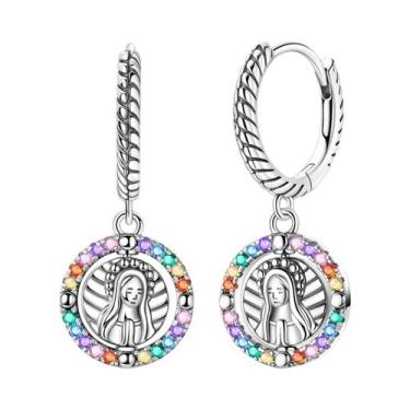 Imagem de Brinco original 925 prata esterlina cereja arco pendientes para mulher