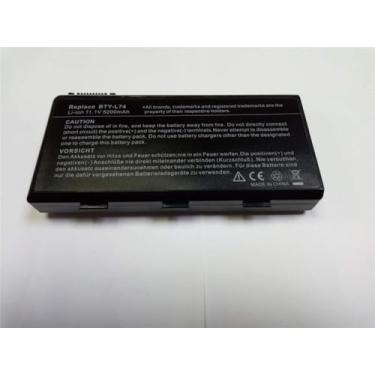 Imagem de 11.1V 5200MAH BTY-L74 BTY-L75 Batería para portátil Compatível com MSI CR500 CR600 CR610 CR620 CR630 CR700 CR720 CX500 CX600 CX605 CX620 CX700 GE700 A6000 A6200