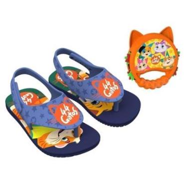 Imagem de Sandalia Grendene Kids 22546 44 Gatos Musical-Feminino
