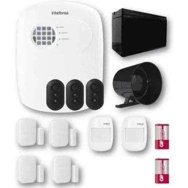Imagem de Kit Alarme Residencial ANM 24 NET c/ 6 Sensores Totalmente Sem Fio e A