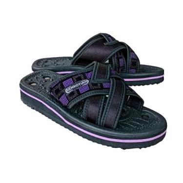 Imagem de Sandália Magnetica Feminina Trançada Ortopédica Má Circulação Kenko Im