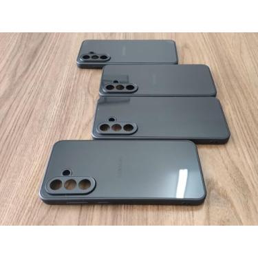 Imagem de CASE – Capa Premium p/Samsung A56 (Grafite/Gray) | Interior Aveludado – Linha AG-Glass