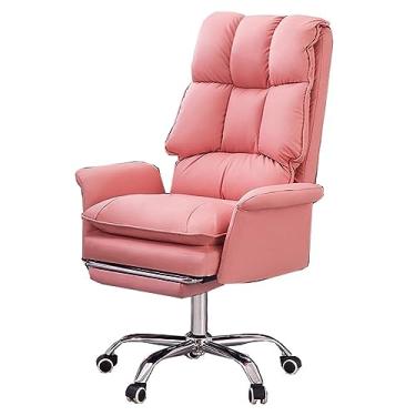 Imagem de Cadeira de mesa de escritório, cadeira de mesa ergonômica para computador com suporte lombar, cadeira de estudo giratória executiva com encosto alto, cadeiras de tarefas com braços, altura ajustável