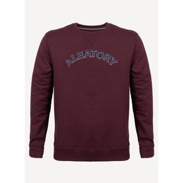 Imagem de Blusão Moletom Aleatory Arched Vinho-Masculino