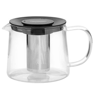 Imagem de Bule Para Chá Tramontina Em Vidro E Aço Inox Com Infusor 900 Ml 61762090