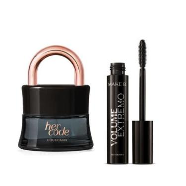 Imagem de Combo Presente Her Code: Eau De Parfum 50ml + Máscara De Cílios 10ml -