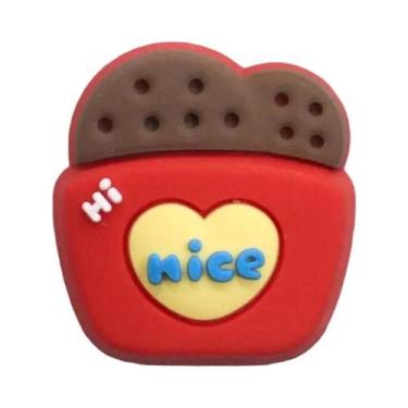 Imagem de Pingentes De Sapato Hello Kitty Vermelhos: Decorações Fofas De Laço De