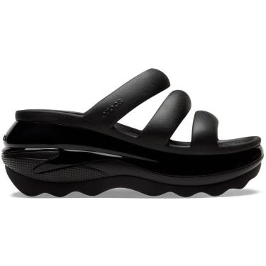 Imagem de Sandália crocs classic mega crush triple strap black-Unissex