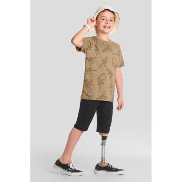 Imagem de Camiseta infantil menino de dinossauro Brandili-Masculino