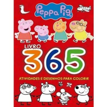Imagem de Livro - Peppa Pig Livro 365 Atividades e Desenhos para Colorir - Edito