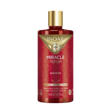 Imagem de Inoar shampoo 500ml miracle reparacao e brilho - INOAR 500ML