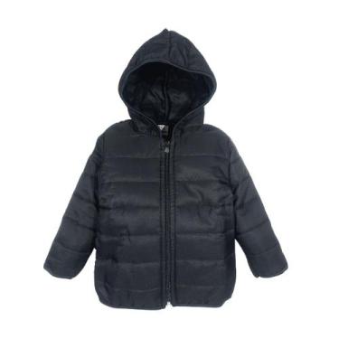 Imagem de Jaqueta Puffer Infantil Juvenil Inverno - Fofotinhos, Preto, 14