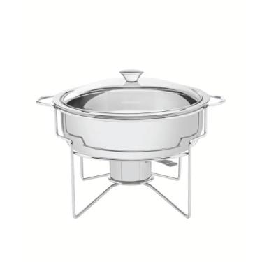 Imagem de Rechaud Banho-maria Tramontina Em Aço Inox 4, 3 L Com Fogareiro Tramontina Inox Rechaud Aco Inox B.maria Aram.4, 3l