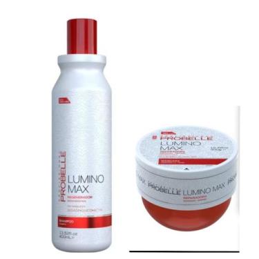 Imagem de Kit Shampoo 400ML + Máscara Lumino Max Probelle 300g probelle