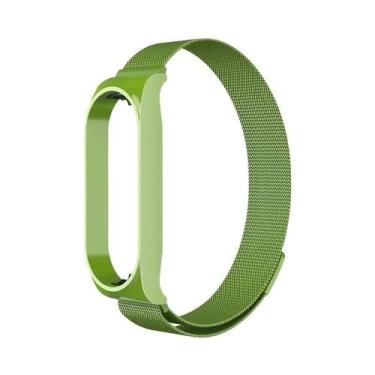 Imagem de Pulseira De Aço Inoxidável Milanese Para Xiaomi Mi Band 7 6 5 4 3, Pul