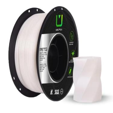 Imagem de Filamento Petg Branco Perolado 1kg Multfila Para Impressora 3D 1.75mm 