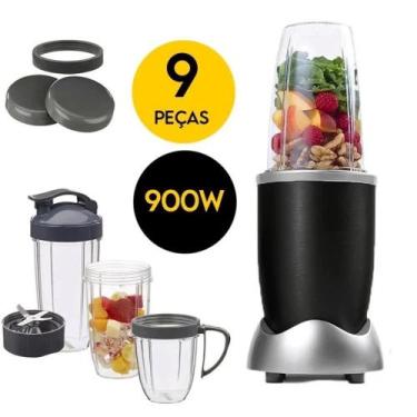 Imagem de Liquidificador Portátil 900W Extrator de Suco 9 Peças 110V Personal Bl