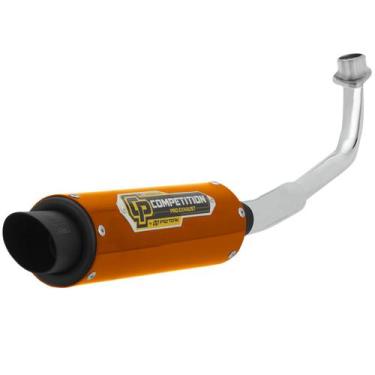Imagem de Escapamento Competition Pro Tork Curva Cromada Moto Honda Biz 125 2011
