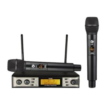 Imagem de Microfone Sem fio K402M UHF Digital Mão Duplo Kadosh